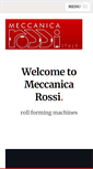 Mobile Screenshot of meccanicarossi.com